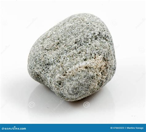 single stone isolated  white background stock image image  cobble