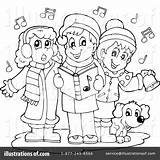 Clipart Christmas Carolers Caroling Carols Illustration Visekart Rf Royalty Webstockreview Clipground sketch template