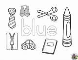 Color Colors Coloring Pages Pink Preschool Brown Blue Activities Learning Names Clip Red Worksheets Yellow Orange Name Packet Feature Single sketch template