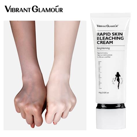 vibrant glamour whitening cream rapid skin bleaching cream moisturizing  niacinamide