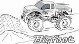 Monster Truck Pages Coloring Mohawk Warrior Traxxas Maxx Bigfoot Coloringpagesonly sketch template