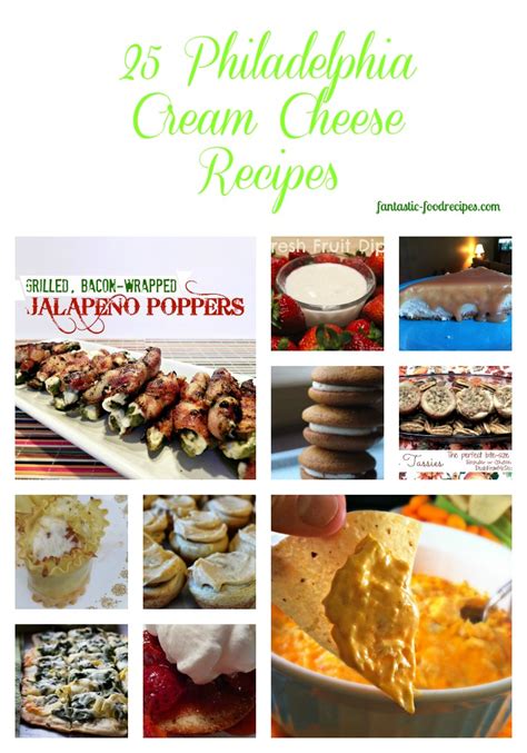 philadelphia cream cheese recipes fantastic food recipes