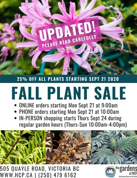 Image For Hcp Fall Plant Sale
