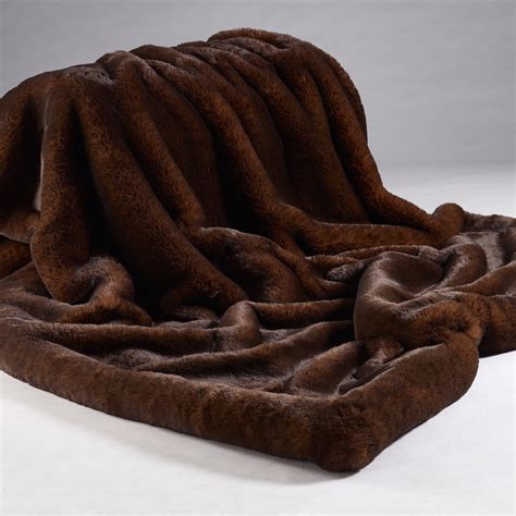 brown fur throw blanket nail plaid fur throw blanket couture brown