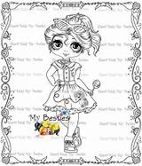 Big Fifty Sherri Besties Baldy Nifty Tm Instant Ann Dolls Doll Coloring Eye Head Digital sketch template