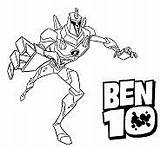 Ben Pages Coloring Omnitrix Extraterrestrial Coloringpagesonly sketch template