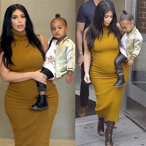 “kim Kardashian West And North West In New York Kimkardashianwest