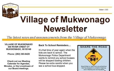 home news announcements mukwonago wi