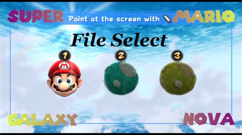 Super Mario Galaxy File Select Fan Made Music Youtube