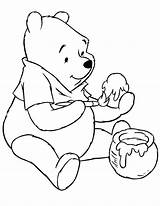Pooh Winnie Colorear Colouring sketch template
