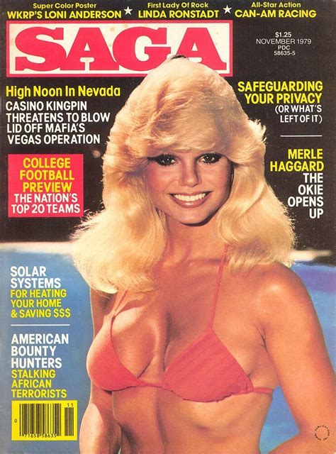 Loni Anderson Cover Of Saga Magazine Retro And Vintage Pinup Models