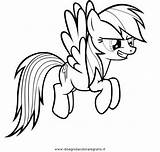 Coloring Rainbow Dash Pages Printable Pony Little Color Children Clipartmag Everfreecoloring Childrens sketch template