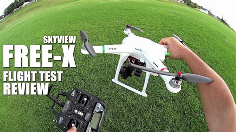 skyview mcfx gps quadcopter drone review part  flight test youtube