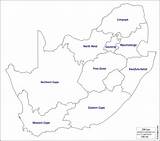 Provinces Sudafrica Southafrica sketch template
