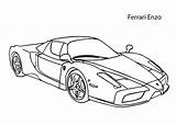 Ferrari Car Coloring Printable Cool Pages Cars Super Enzo Race Drawings Print Sheets Kids Choose Board sketch template