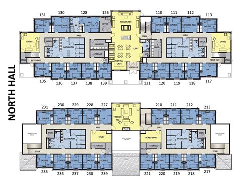 residence halls female residence halls james hall st floor floorplan  floor floorplan