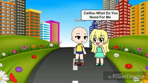 caillou  ungrounded season caillou calls leni loud coolungrounded youtube