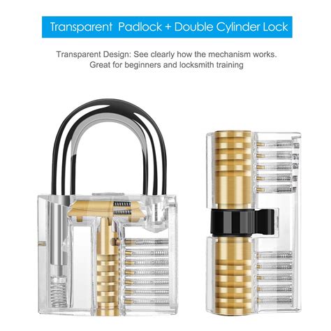 lock pick set  pieces  versiondiyife premium practice lock
