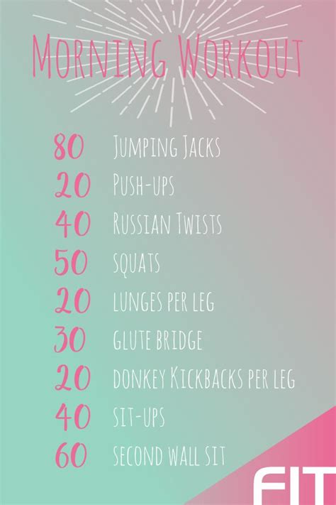 morning workout routine tanya corinne fitness pinterest