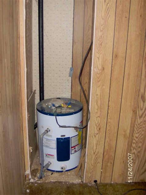 diy mobile home repair water heater repair