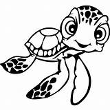 Nemo Finding Turtle Coloring Pages Crush Drawing Sea Disney Yahoo Search Printable sketch template