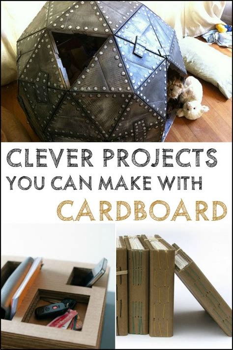 11 brilliant crafts you can make with recycled cardboard craft