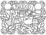 Zoo Coloring Pages Printable Stephen Joseph Animals Coloringbay Print sketch template