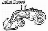 Deere Tractor Disegni Trattori Colorare sketch template