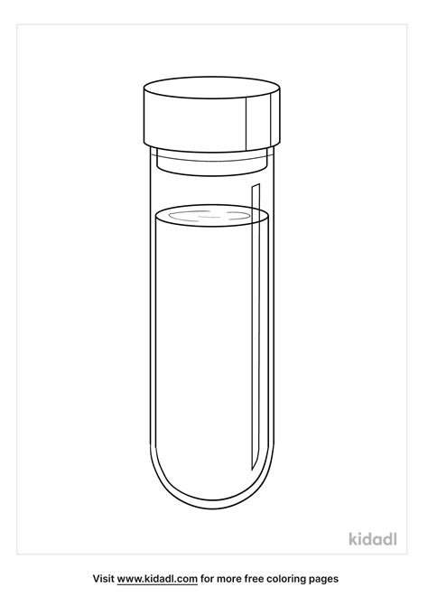 blood test tube coloring page coloring page printables kidadl