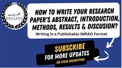 write  research papers introduction methods results