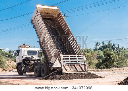 view dump truck image photo  trial bigstock