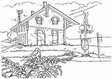 Pages Country Life Coloring Template sketch template