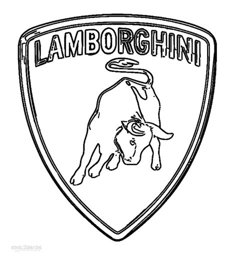 printable lamborghini coloring pages  kids coolbkids