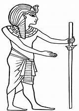 Pharaoh Coloring Pages sketch template