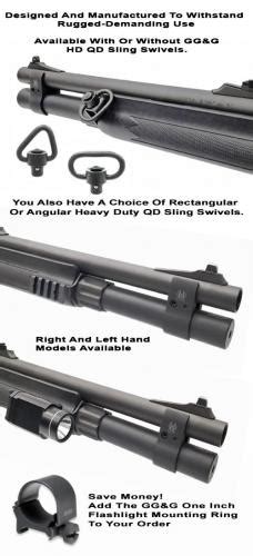 remington   quick detach sling  flashlight mount split version shooters