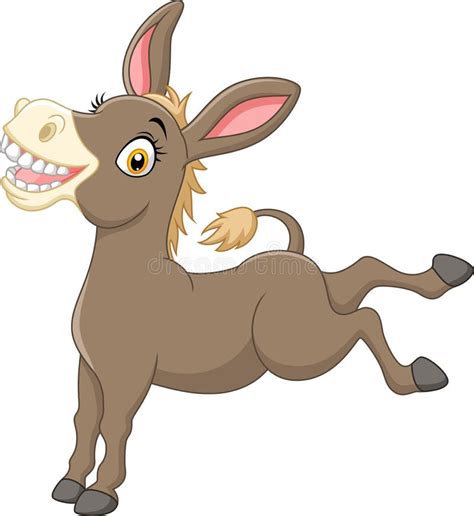 donkey cartoon stock illustration illustration  clipart