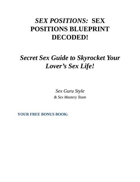 Solution Sex Positions Unknown And Advanced Sex Positions Guide To