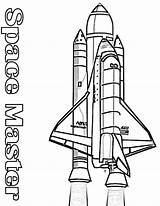 Rocket Missile Shuttle Transbordador Espacial sketch template