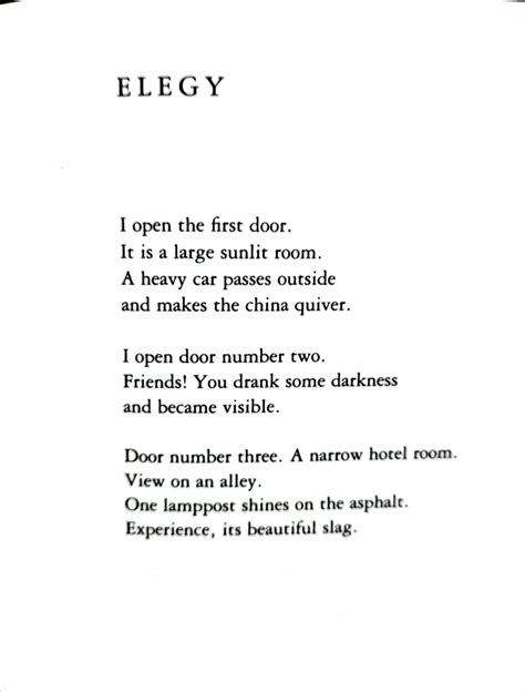 [poem] Elegy Tomas Transtromer R Poetry