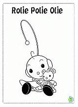 Coloring Rolie Olie Polie Pages Dinokids sketch template