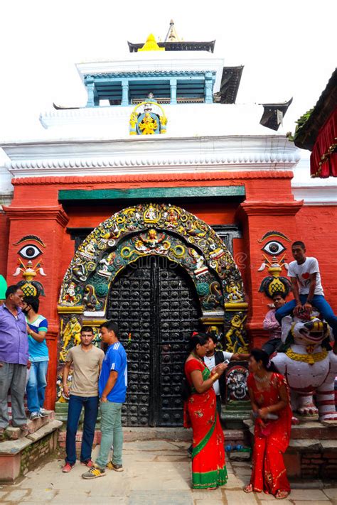 Durbar Square Of Kathmandu In The Festival Editorial Photography