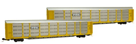 N Scale Micro Trains 111 00 021 Autorack Enclosed Tri Level