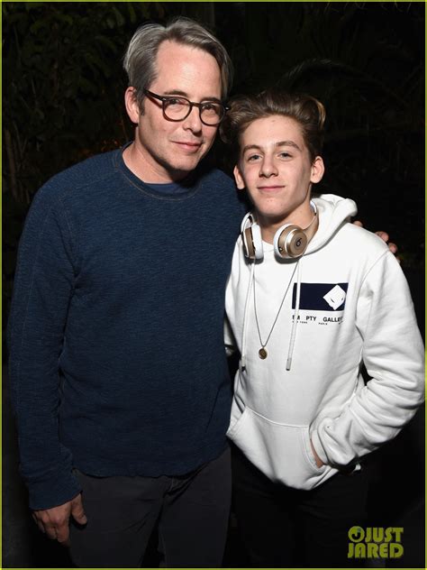 matthew broderick enjoys a father son night out with james wilkie photo 3999120 celebrity