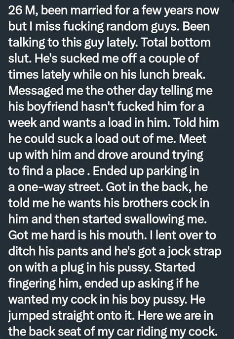 pervconfession on twitter he fucked a guy in the car