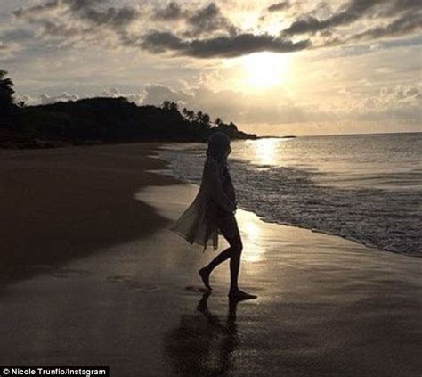 nicole trunfio shows ring after engagement to beau gary clark jr is