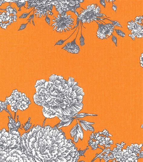 keepsake calico cotton fabric paisley orange floral joann jo ann