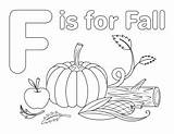 Fall Coloring Pages sketch template
