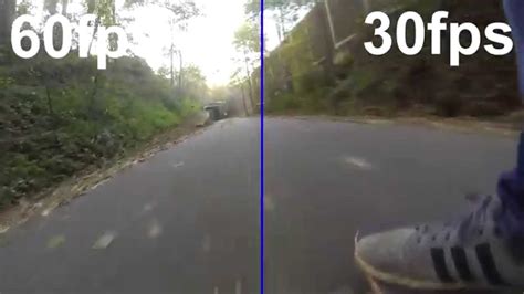 30fps To 60fps Youtube Comparison Gopro Longboarding