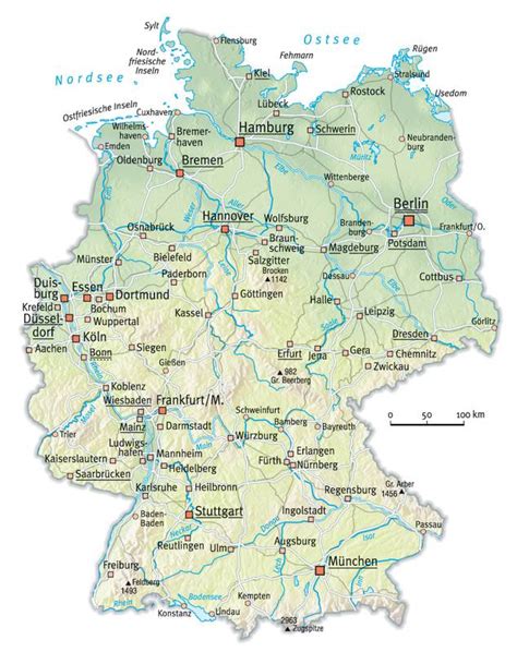german  die geographie deutschlands
