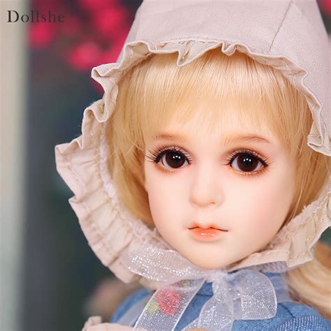 Free Shipping Bjd Dolls Dollshe Rosa Classic 1 4 6g Pretty Innocent
